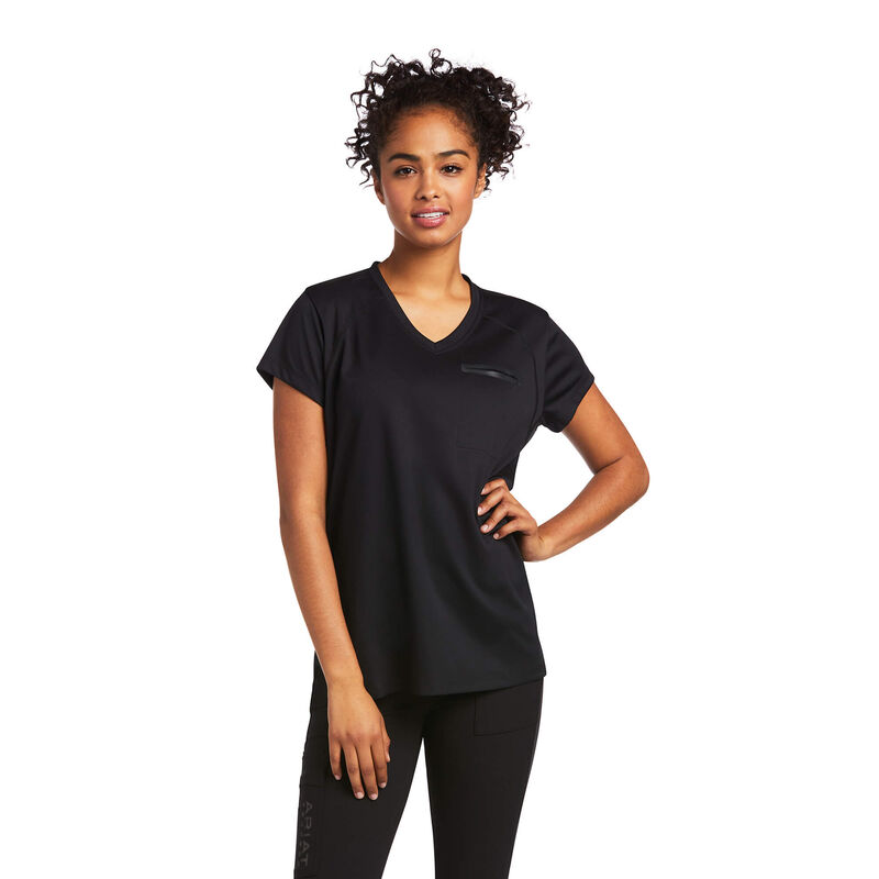 Ariat T-Shirts Damen - Rebar Polartec Elite All Season Schwarz ( BTZJH-3850 )